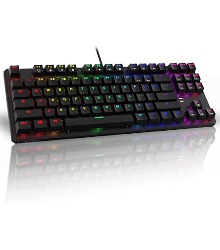 Amazon.com: TECWARE Phantom 104 Key RGB Mechanical Gaming Keyboard